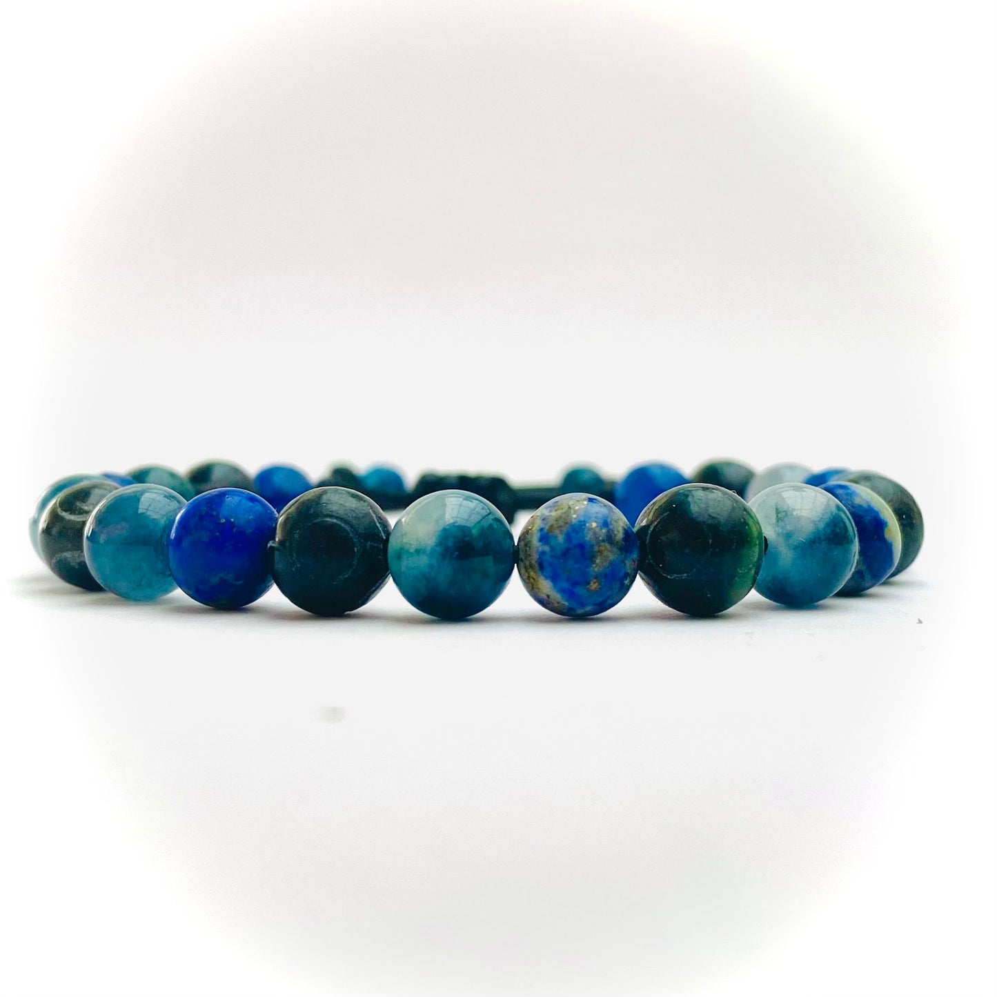 Pulsera lapizlauzuli, jade y agata