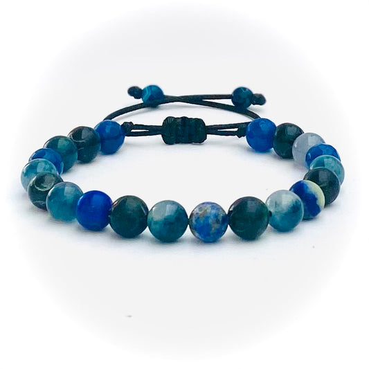 Pulsera lapizlauzuli, jade y agata