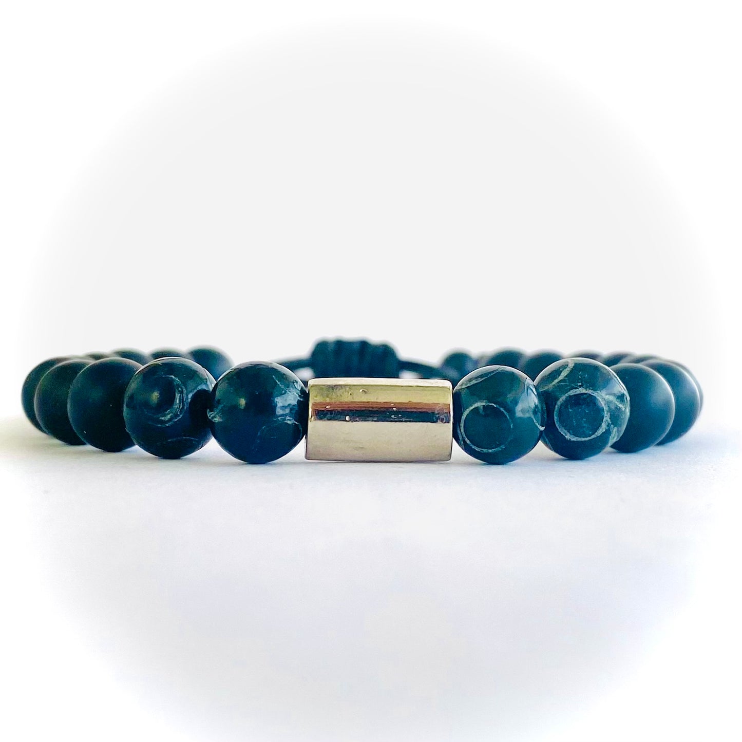 Pulsera onix, jade negro