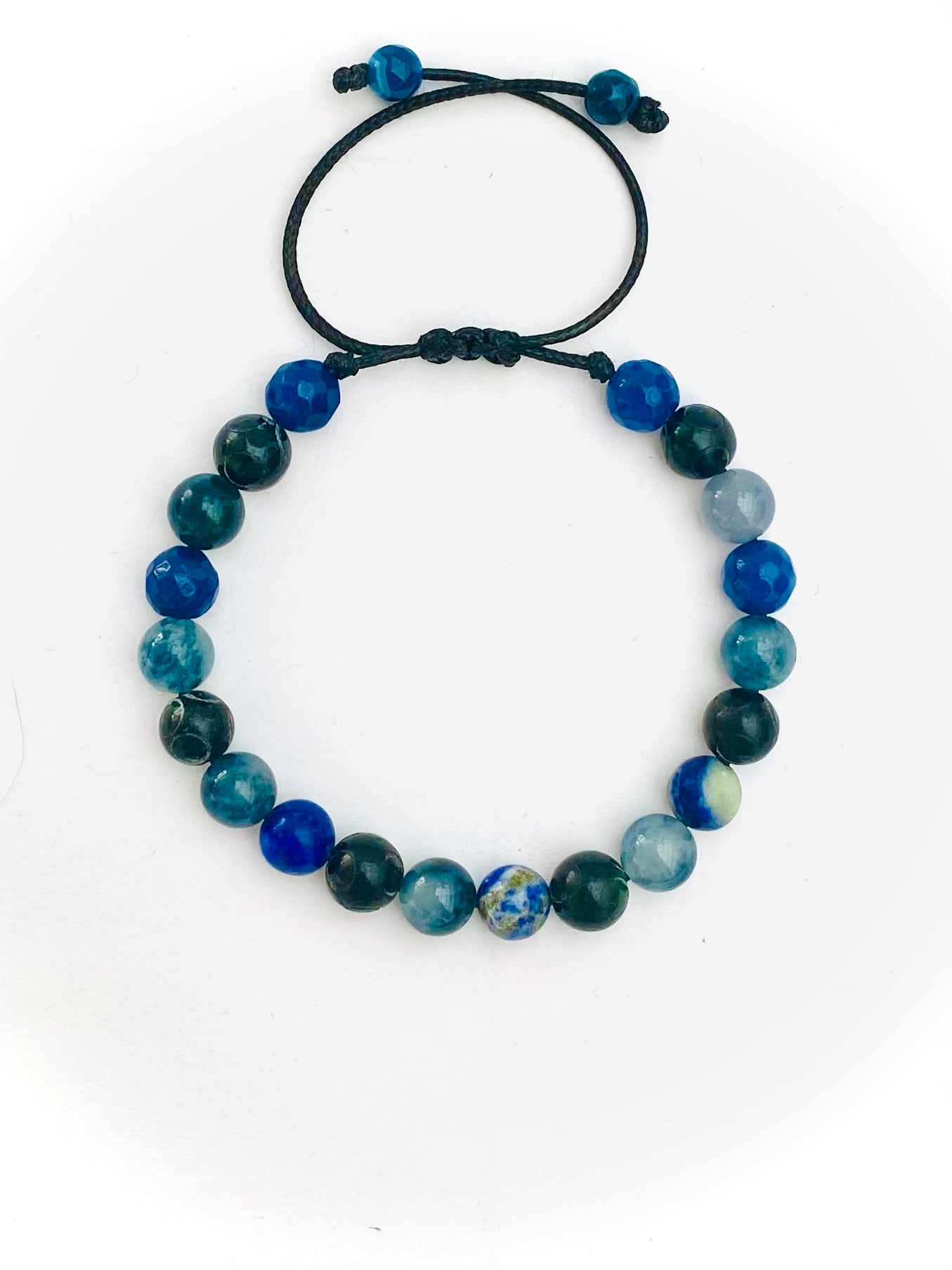 Pulsera lapizlauzuli, jade y agata